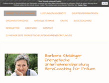 Tablet Screenshot of energetisches-coachen.de